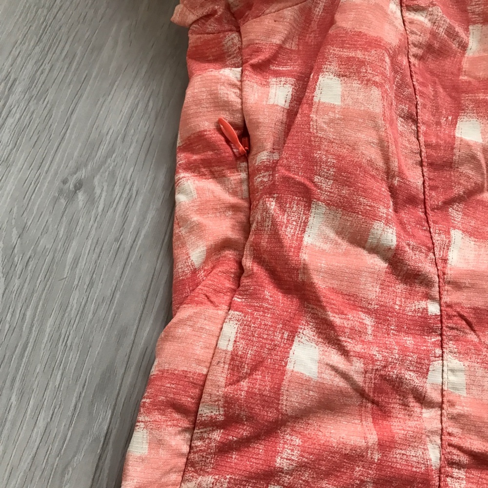 REI ORANGE CAMP SHIRT CHECK BUTTON SHORT SLEEVE WOMENS MEDIUM - Picture 2 of 8